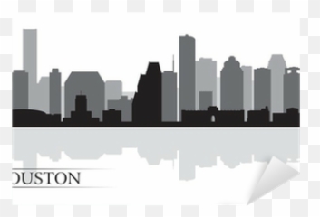 Houston City Skyline Silhouette - July 4th 2020 Real Estate Png,Houston Skyline Png