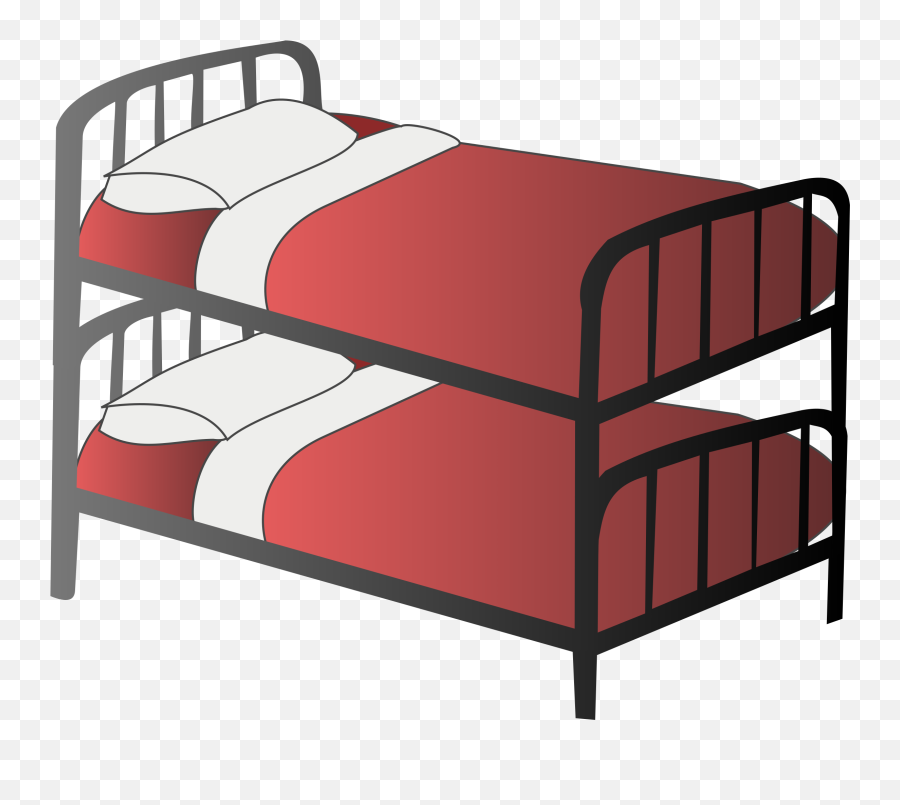 Lighter Clip Bunk Bed Transparent Png - Transparent Background Bed Clipart,Bedroom Png