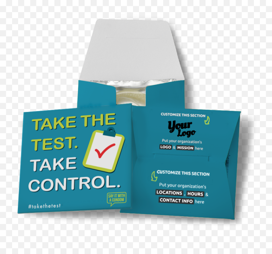 Take The Test Control Condom - Paper Png,Condom Png