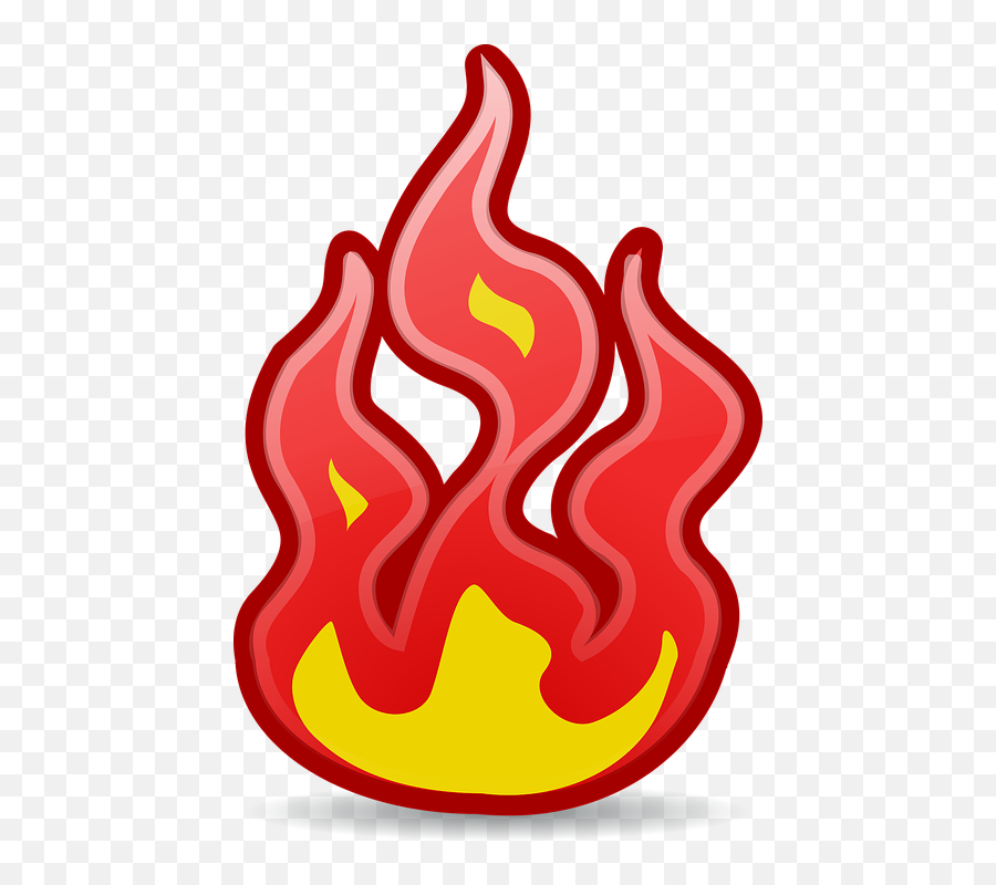 Burn Cd Clip Art - Vector Clip Art Online Logo Api Pedas Png,Burn Png