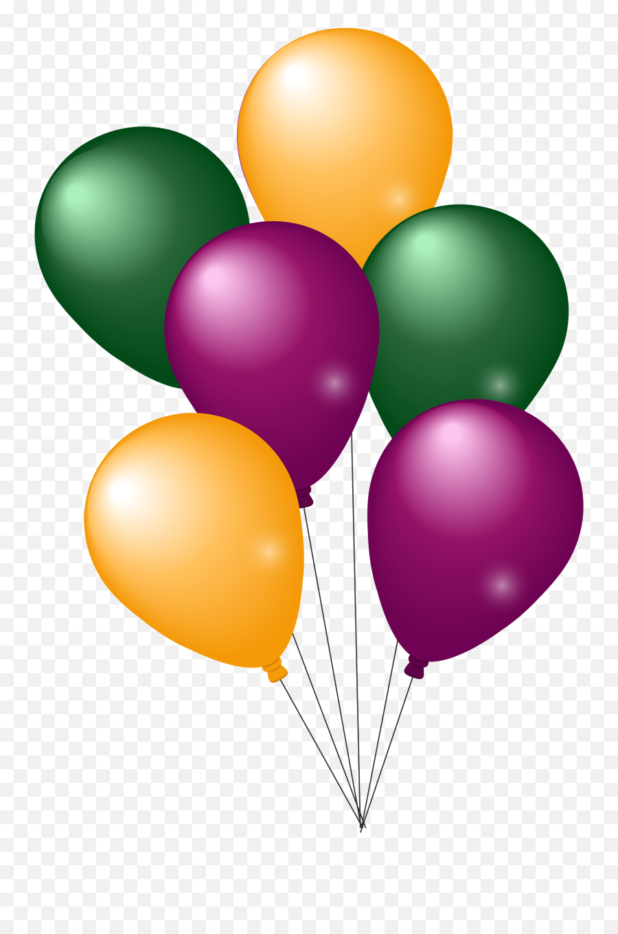 Colorful Party Balloons Png Image - Pngpix Png Format Baloon Png,Balloons Png
