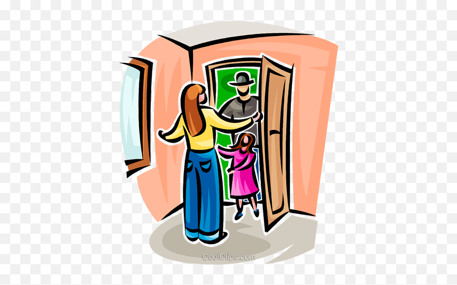 Skatdcp44 Someone Knocking - Clip Art,Door Clipart Png