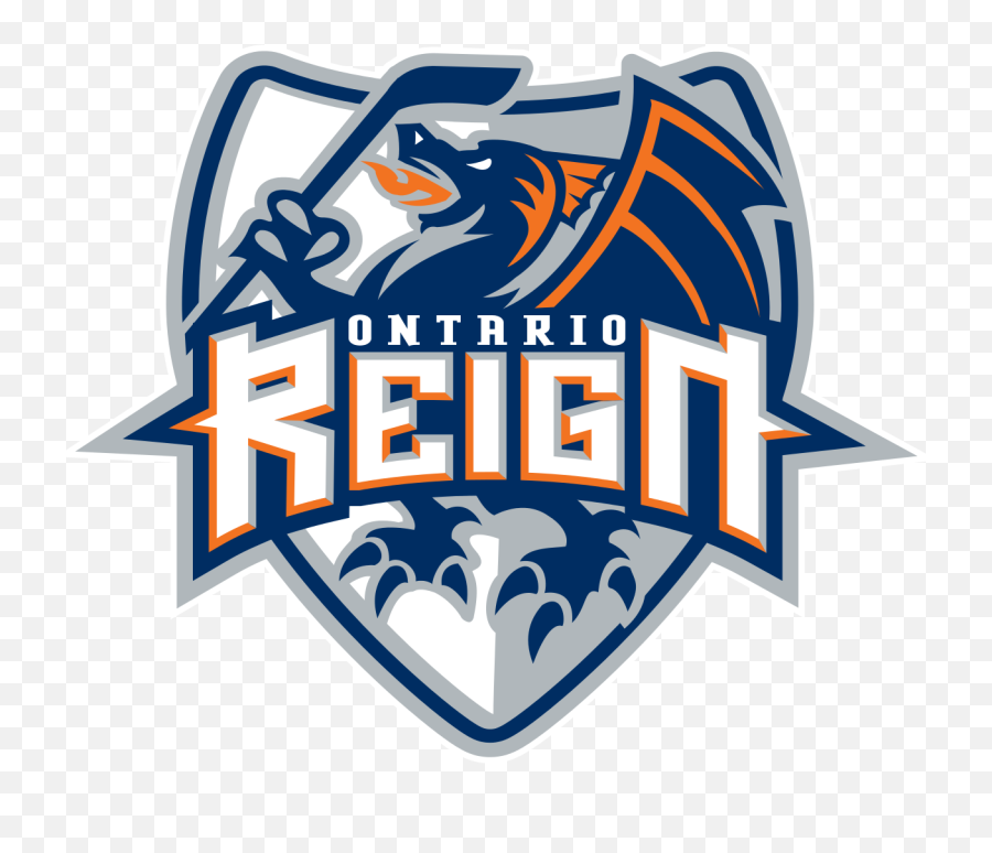 Old Logo Of The Ontario Reign Minor - Ontario Reign Jersey Pink Png,La Kings Logo Png