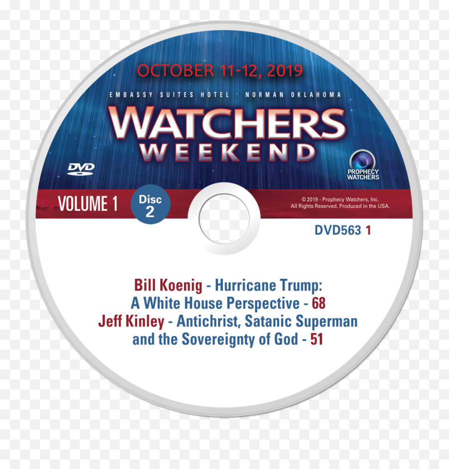 2019 Watchers Weekend - Volume 1 Disc 2 Bill Koenig And Jeff Kinley Free Shipping In The Usa Png,Blank Superman Logo