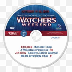 2019 Watchers Weekend - Volume Disc Bill Koenig and Jeff Kinley FREE SHIPPING the USA png