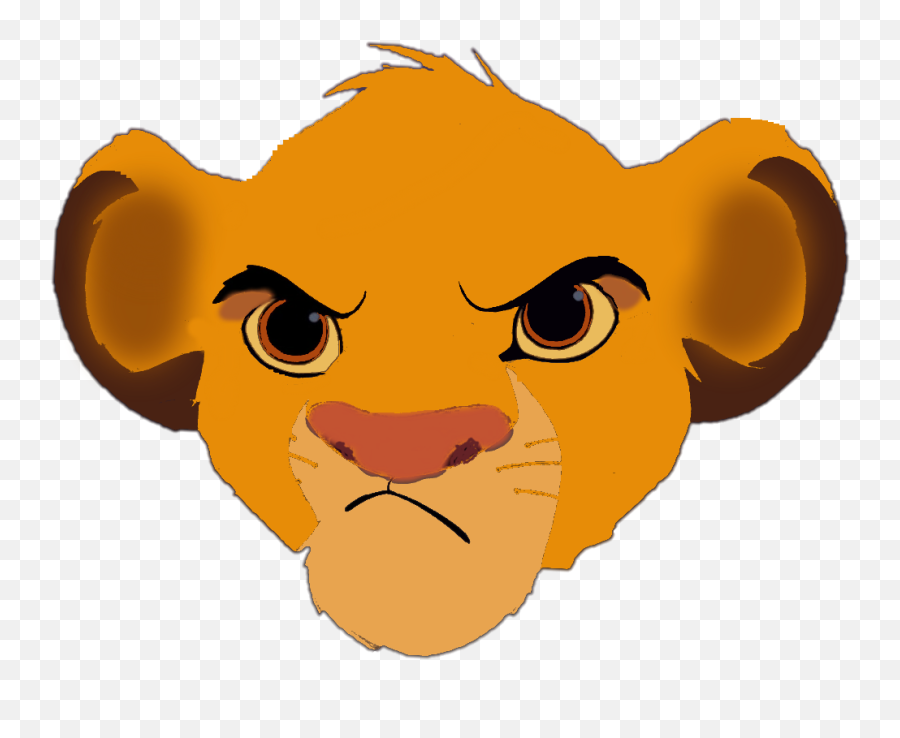 Download Image Unamused Simba Png The King Wiki - Simba Head Lion King Simbas Head,Simba Png