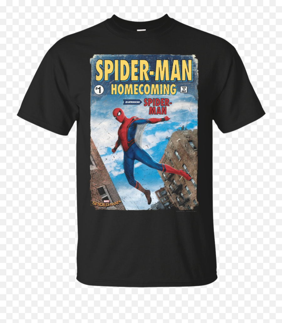 Marvel Spider - Man Homecoming Revamp 1 Issue Graphic Tshirt Png,Spider Man Homecoming Png
