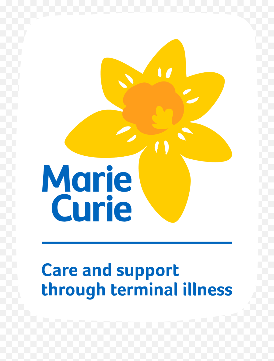 Marie Curie Logo - Marie Curie Cancer Care Logo Png,Yellow Flower Logo