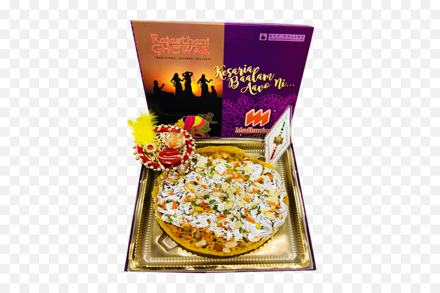Download Hd Buy Kesariya Ghewar In Raksha Bandhan - Ghevar Buy Ghewar Png,Buy Png