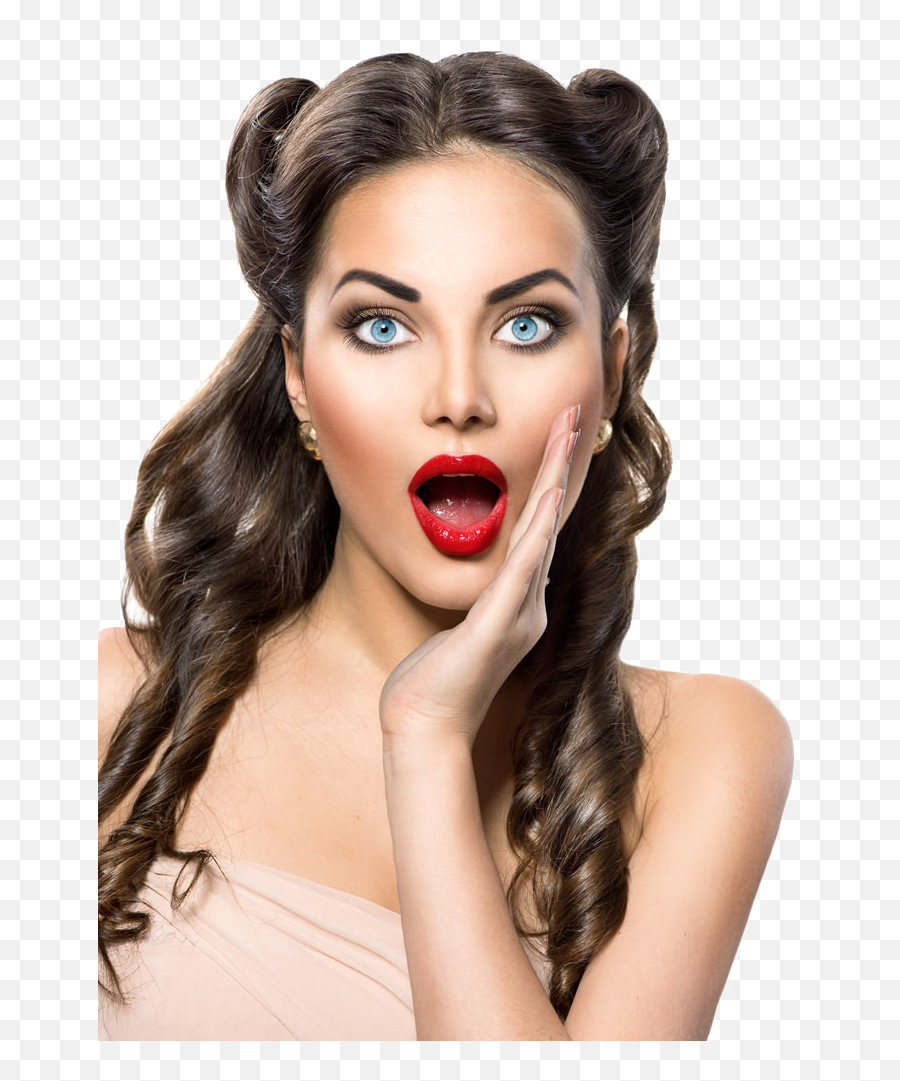 Woman Hair Style Png Picture Arts - Surprised Hot Chick Png,Hair Model Png
