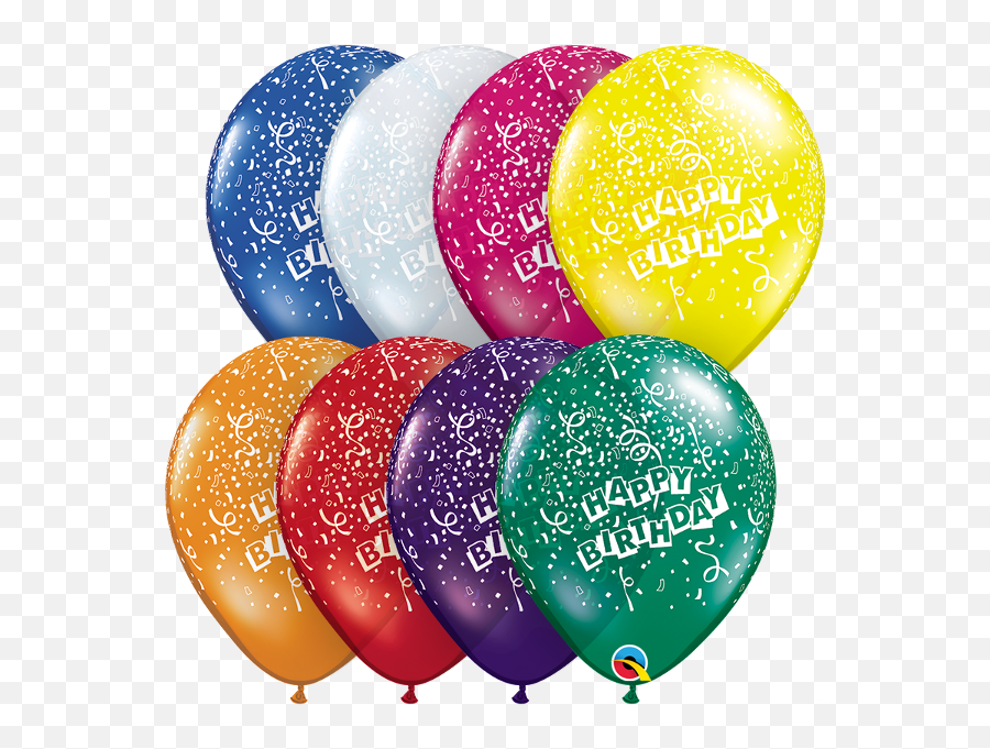 Balloons And Confetti Png - 12450 11u2033 Birthday Confetti Balloon,Birthday Confetti Png