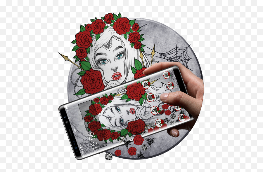 App Insights Rose Tattoo Girl Gravity Theme Apptopia - Garden Roses Png,Rose Tattoo Transparent