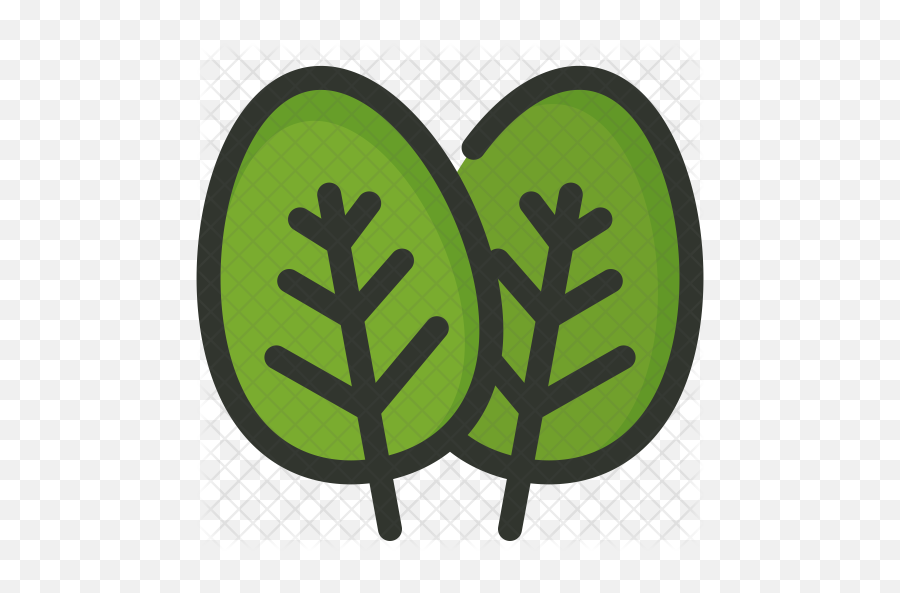 Spinach Icon Of Colored Outline Style - Spinach Icon Png,Spinach Png