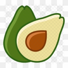 Avocado Icon Of Colored Outline Style - Avocado Icon Png,Avacado Png