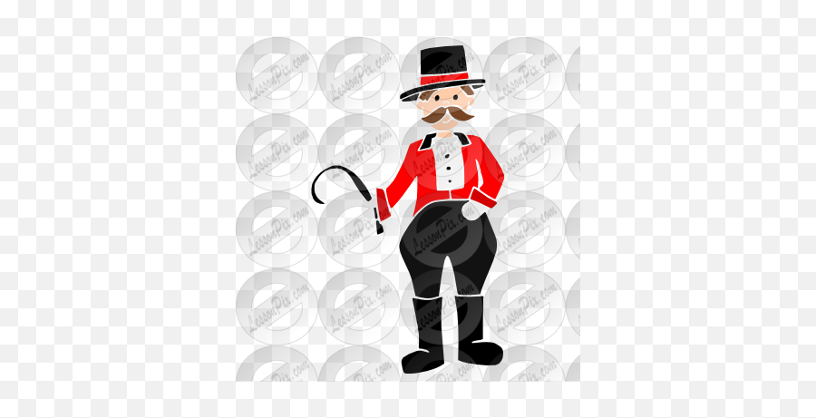 Ringmaster Stencil For Classroom Therapy Use - Great Cartoon Png,Ringmaster Png