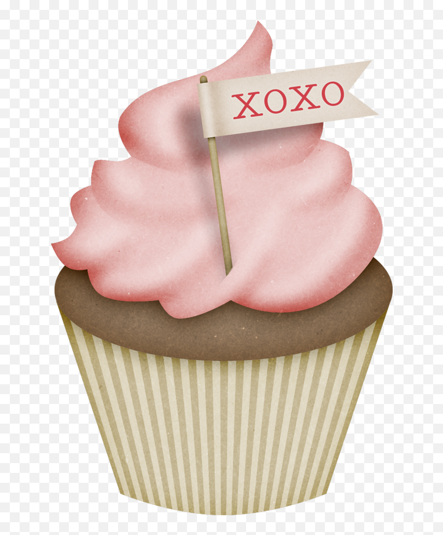 Ch B Cupcakes Pinterest Clip Art Birthday - Cupcake Full Ponque Animado Png,Birthday Cupcake Png