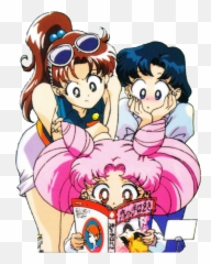 Lita Kino Rini Tsukino U0026 Ami Mizuno - Sailor Moon Super S Makoto Kino X Ami Mizuno Png,Lita Png