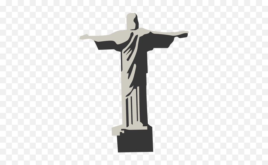 Redeemer Christ Cartoon - Transparent Png U0026 Svg Vector File Corcovado Png,Jesus On Cross Png