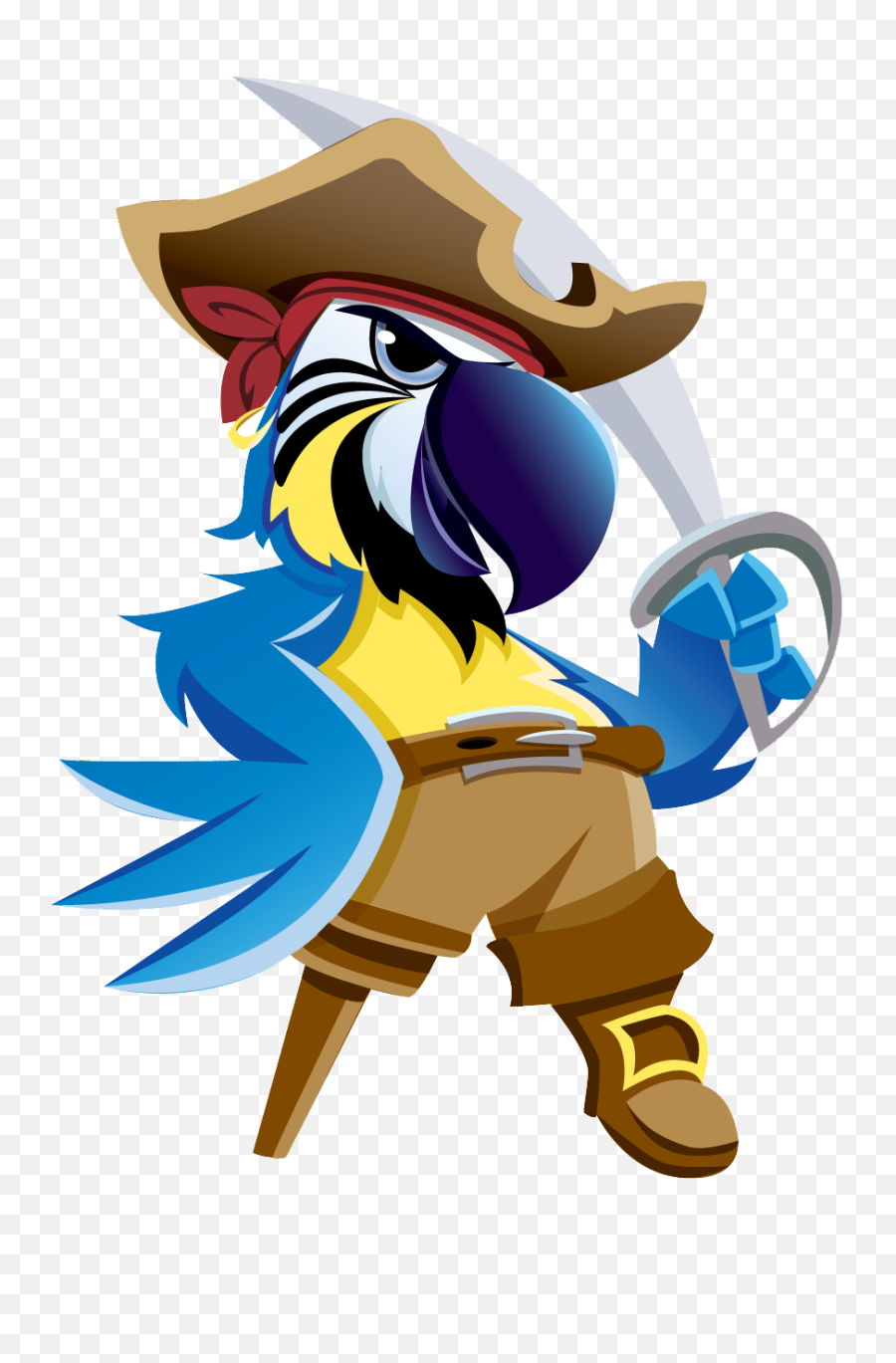 Download Pirate Parrot Png Photos - Pirate Parrot Cartoon,Parrot Transparent