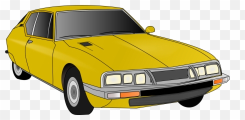 Download Old Car Clip Art - Parts Of Yellow Clipart png