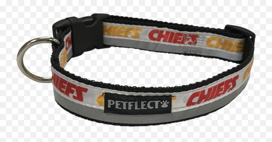 Kansas City Chiefs Dog Collar - Reflective Nylon Super Strength Nfl Team Logos Strap Png,Kansas City Chiefs Logo Png