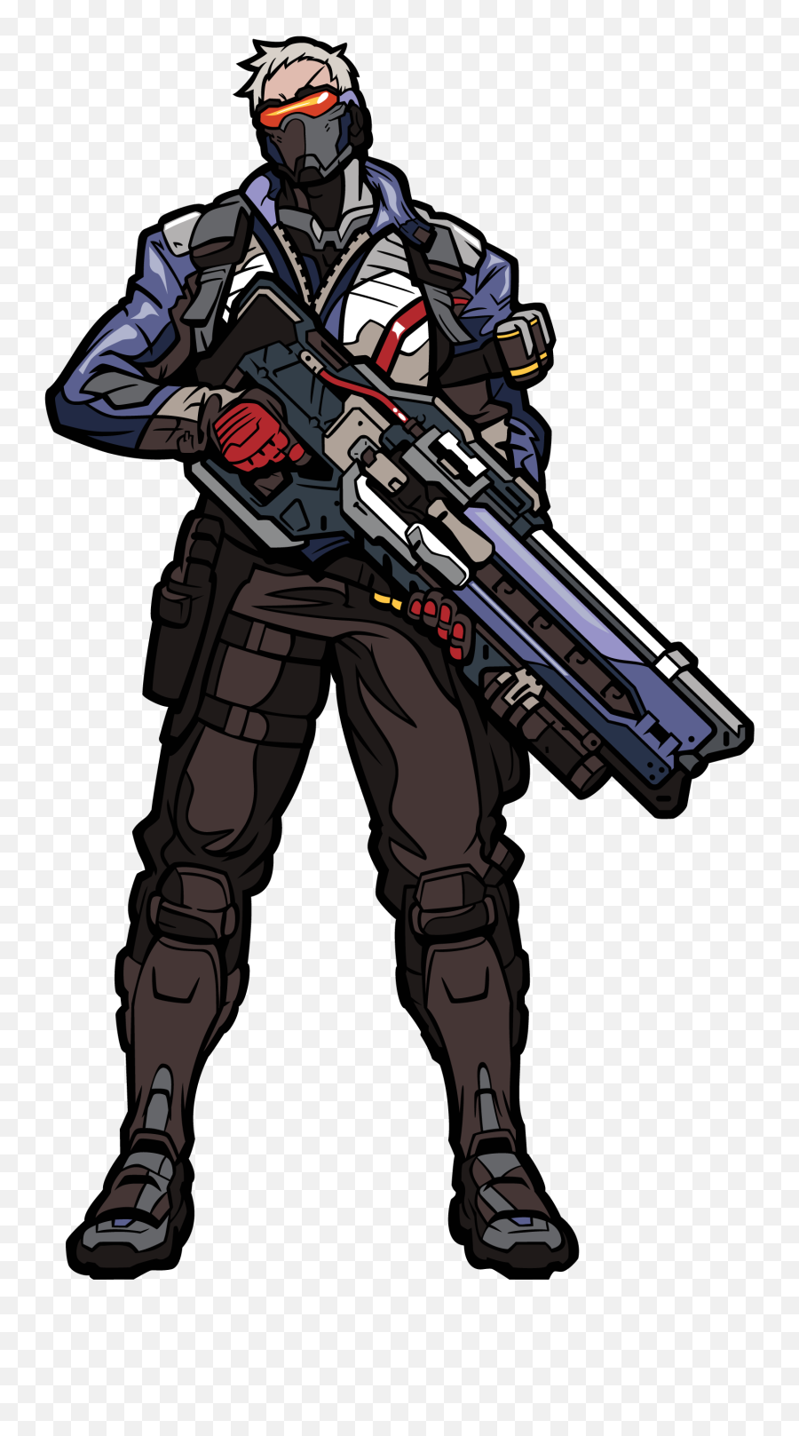 Soldier 76 Png Image With No Background - Overwatch Characters Soldier 76,Soldier 76 Png