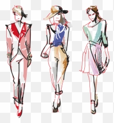 Clothing Clipart Transparent Background - Fashion Illustration Png,Clothing Png