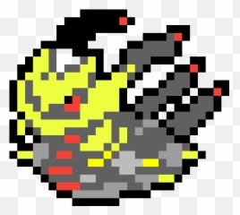Pokemon Pixel Art Giratina Png Image - Pixel Art Pokemon Giratina,Giratina Png