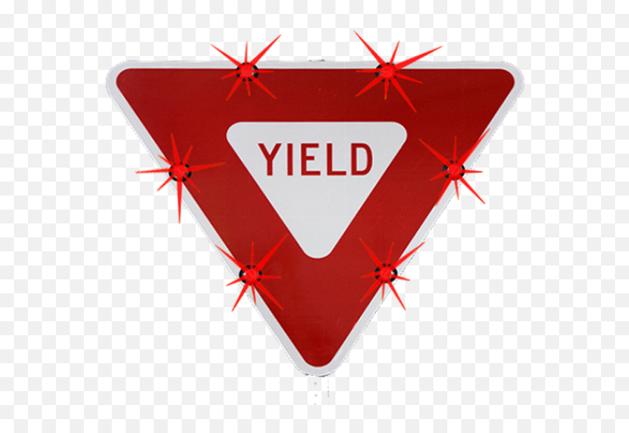 Image Logo For Lighted Roadway Signs - Yield Traffic Sign Png,Yield Sign Png
