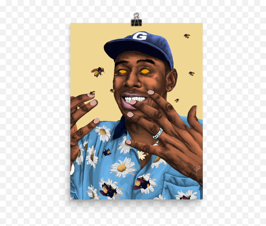 Tyler The Creator Premium Luster Poster - The Creator Png,Tyler The Creator Png