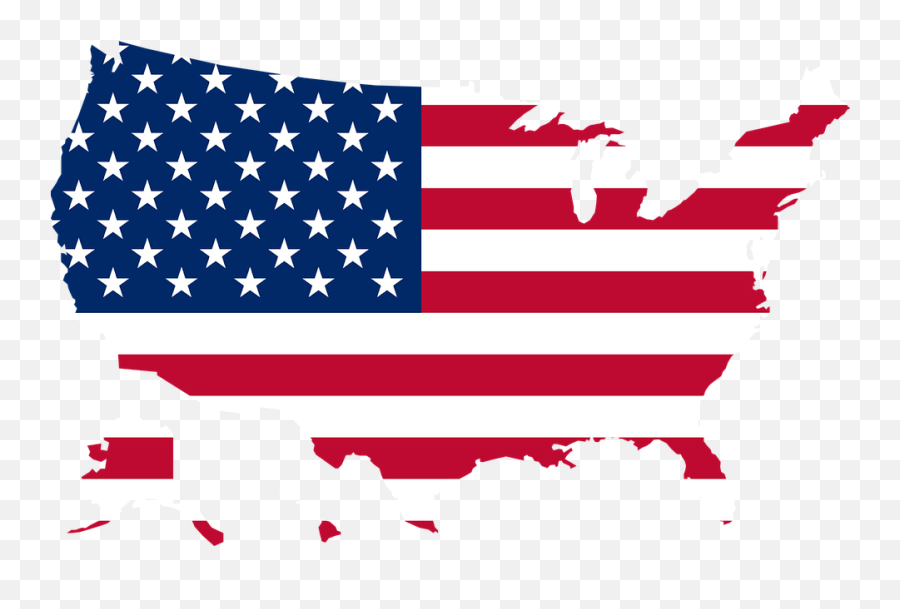 America United States Map - Transparent Us Map Flag Png,United States Map Png