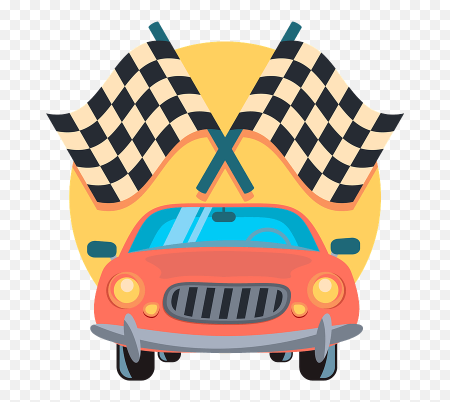 Racing Car Clipart - Racing Car Sticker Logo Png,Car Clipart Png
