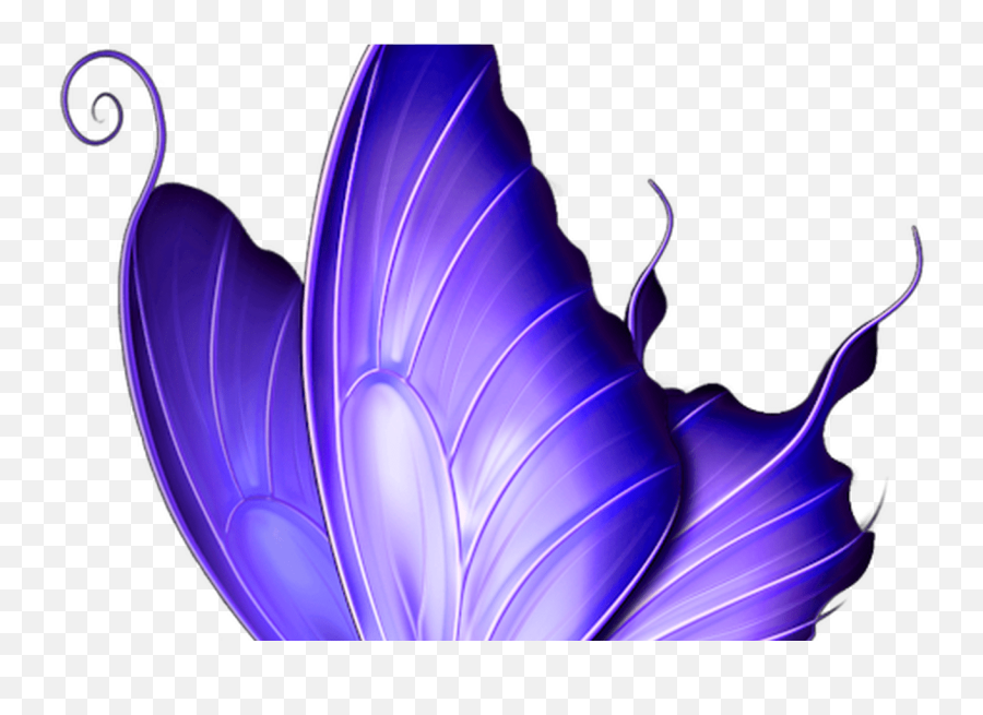 Purple Butterfly Clipart Freeuse Free - Transparent Blue Butterfly Vector Png,Butterfly Clipart Transparent Background
