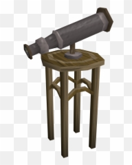 Teak Telescope - The Runescape Wiki Bar Stool Png,Telescope Png