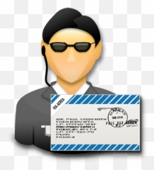 Agent Mail Secret Signature Ssl User Icon - 3d Icon Png
