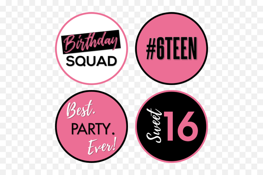 Download Sweet 16 Pack Circle Png Sweet 16 Png Free Transparent Png Images Pngaaa Com