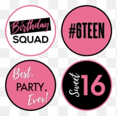 Sweet 16 Pack - Circle Png,Sweet 16 Png