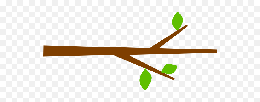 Download Tree Branch With Leaves Clip - Language Png,Branch Clipart Png