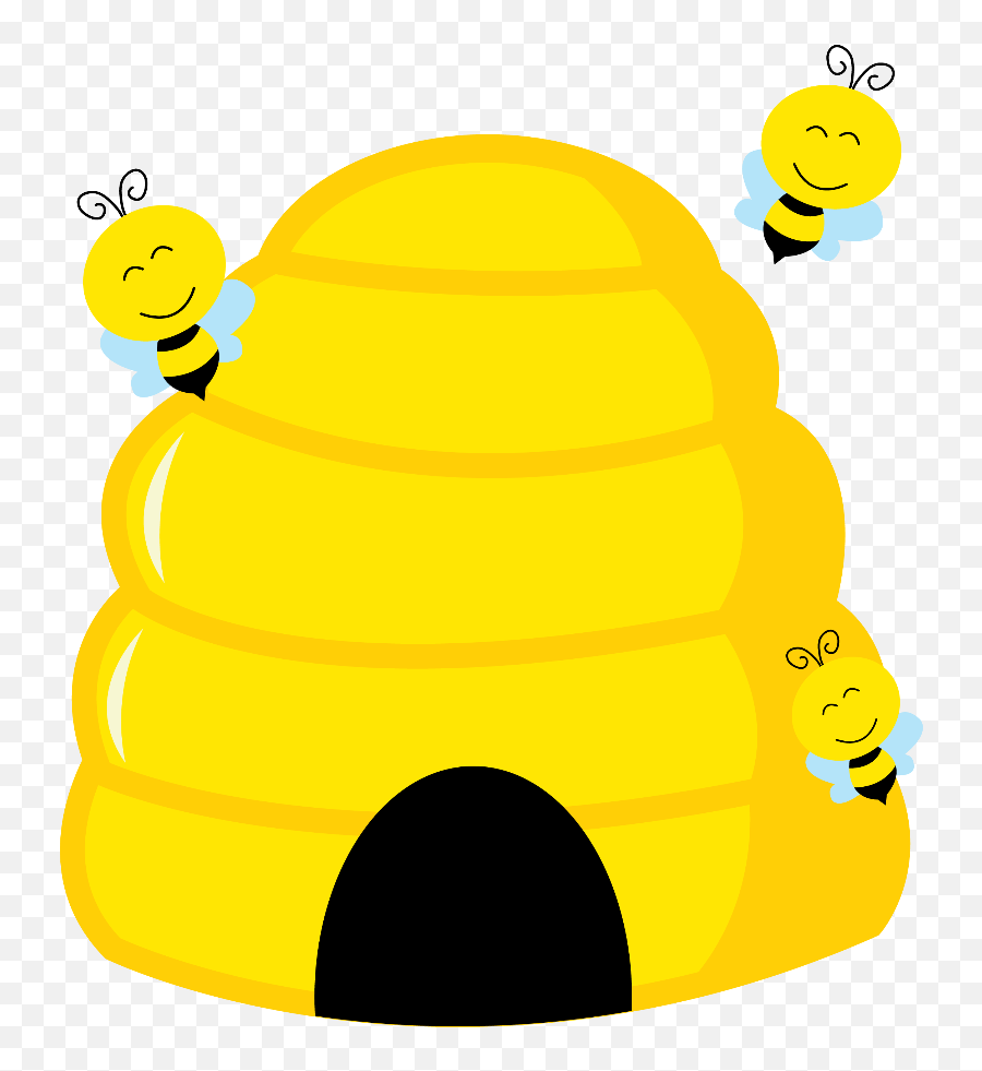 Bee Hive - Cute Beehive Clipart Png,Bee Hive Png