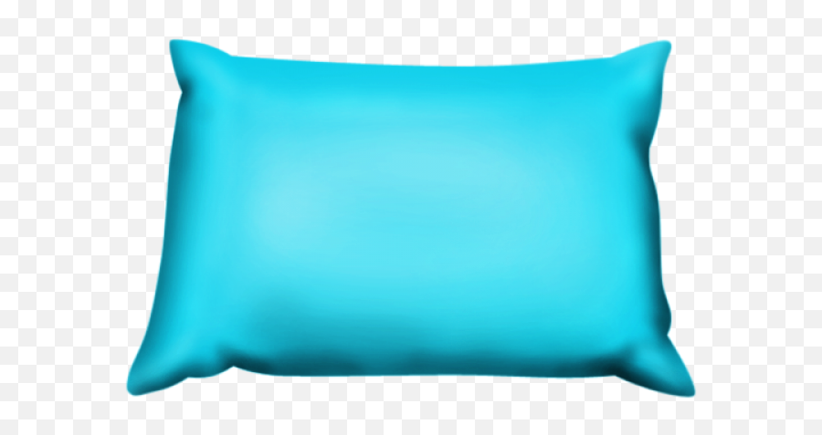 Cushion Clipart Blue Pillow - Blue Pillow Png,Pillow Transparent Background