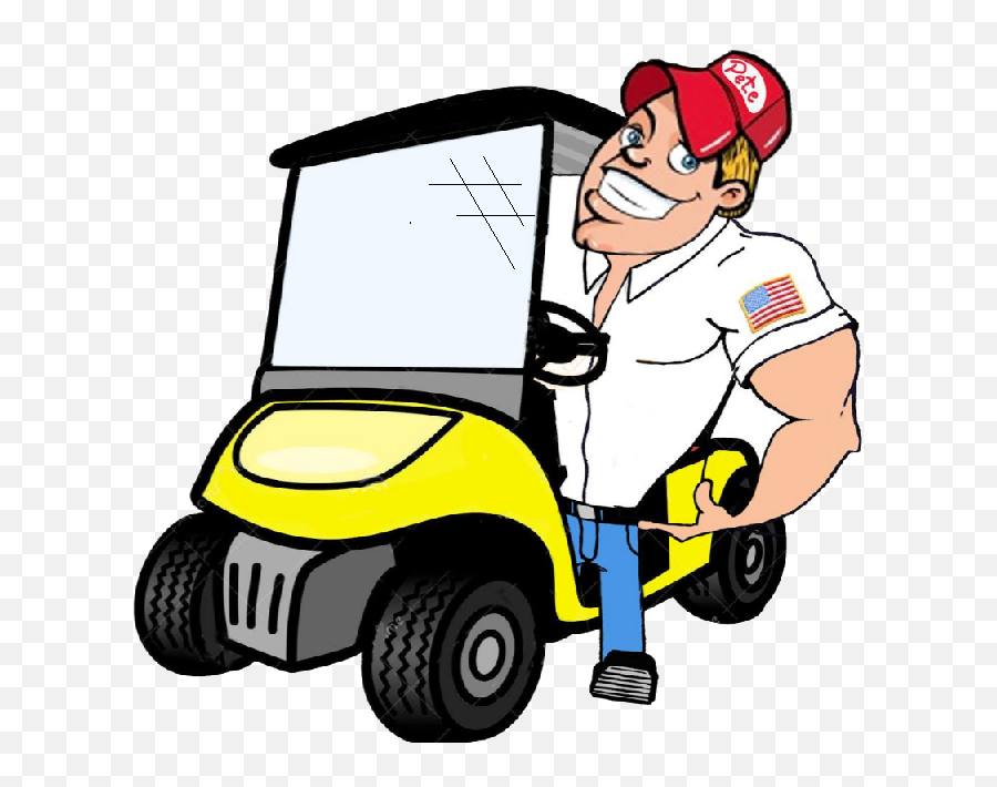 Cartoon Golf Cart Png Transparent - Cartoon Images Golf Carts,Golf Cart Png