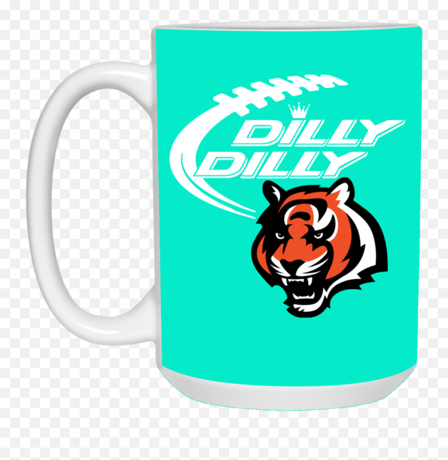 Dilly Bud Light Mug Cup Gift - Logo Cincinnati Bengals Png,Dilly Dilly Logo