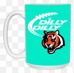 Dilly Bud Light Mug Cup Gift - Logo Cincinnati Bengals Png,Dilly Dilly Logo