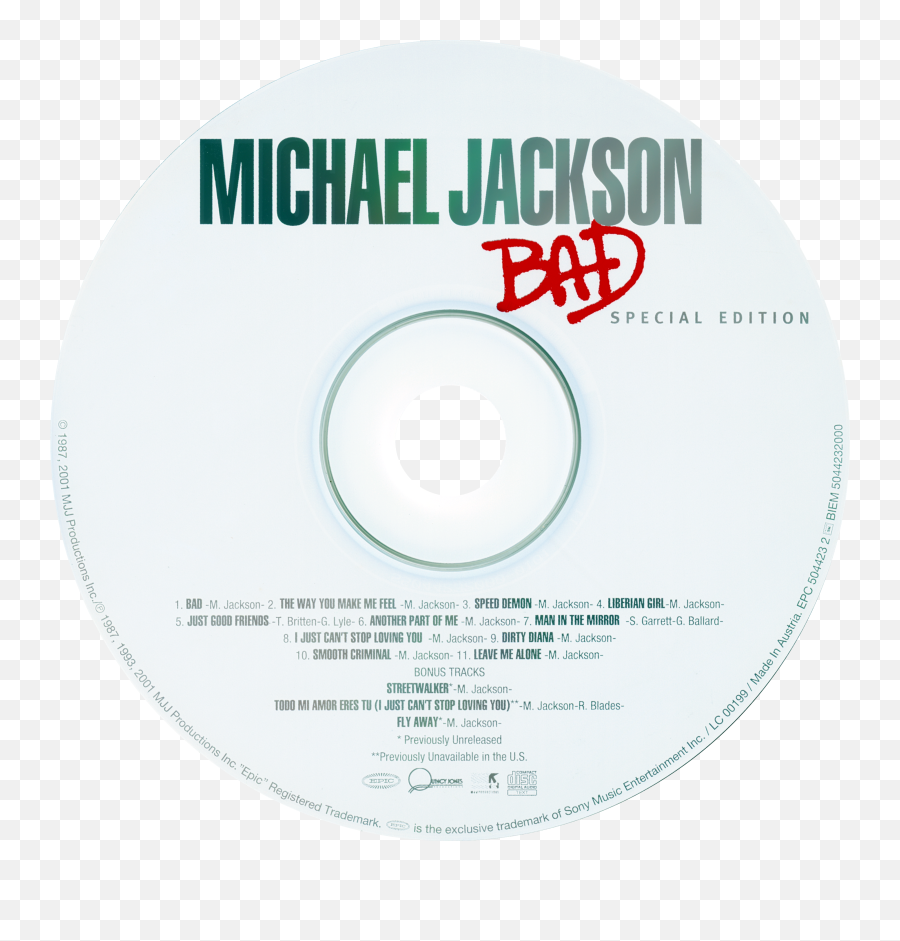Medium - Michael Jackson Bad Disc Png,Michael Jackson Bad Logo