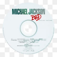 Medium - Michael Jackson Bad Disc png