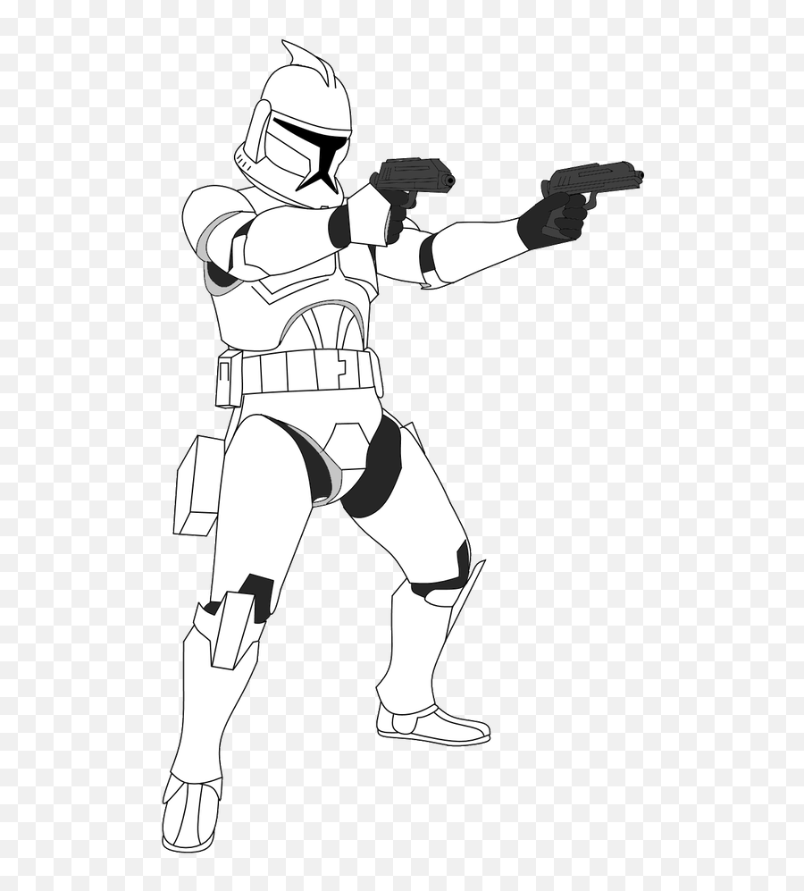 Clone Trooper Science Fiction Star Wars - Clone Trooper Drawing Easy Png,Clone Trooper Png