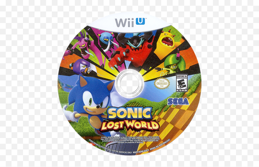Asne8p - Sonic Lost World Wii U Disc Png,Sonic Lost World Logo