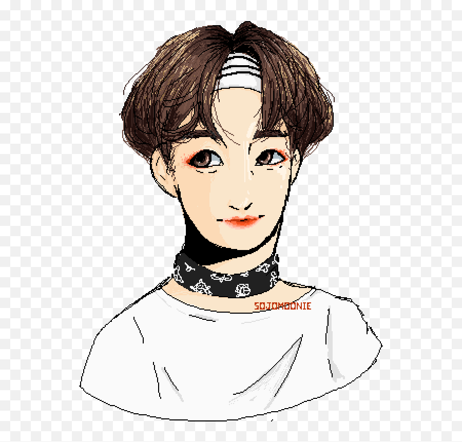 Pixilart - Kim Taehyung By Painterpaw56 Illustration Png,Kim Taehyung Png