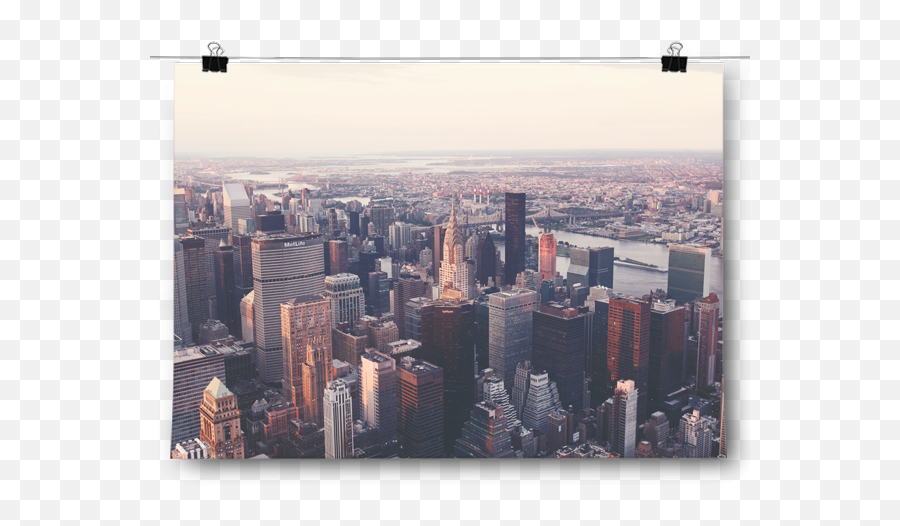 Download Birds Eye View New York City Skyline - Inspired New York City Png,City Skyline Transparent