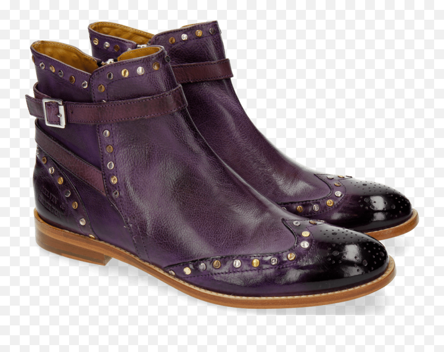 Download Ankle Boots Amelie 11 Milano - Round Toe Png,Purple Flame Png
